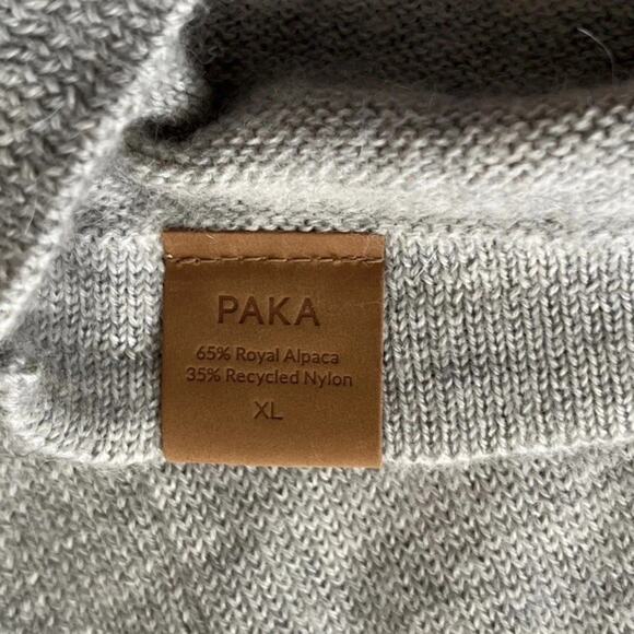 PAKA The Original Crew Alpaca Sweater XL — Excellent Pre-Owned Unisex - Picture 7 of 15
